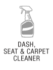 dash, seat & carpet cleaner